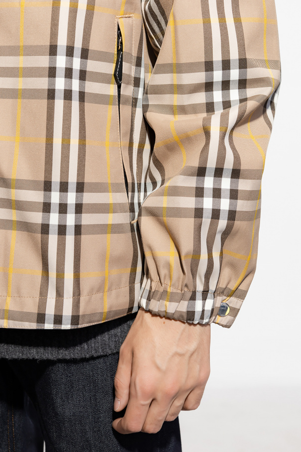 Beige 'Stanford' reversible hooded jacket Burberry - Burberry